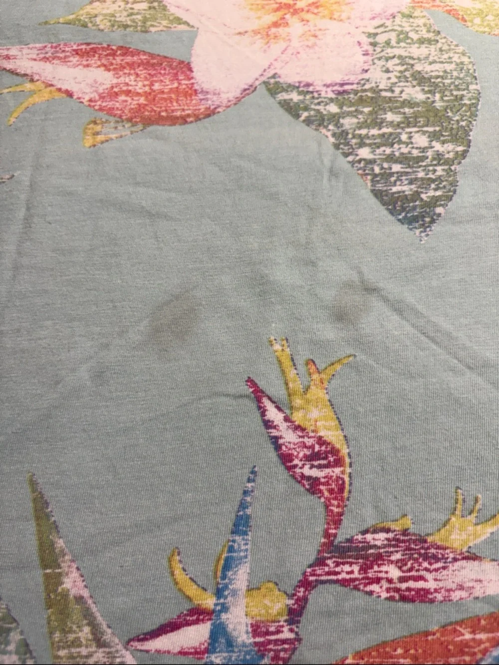 Guess Los Angeles Men's M Floral Tropical Bird of Paradise Print T-Shirt - Picture 9 of 11